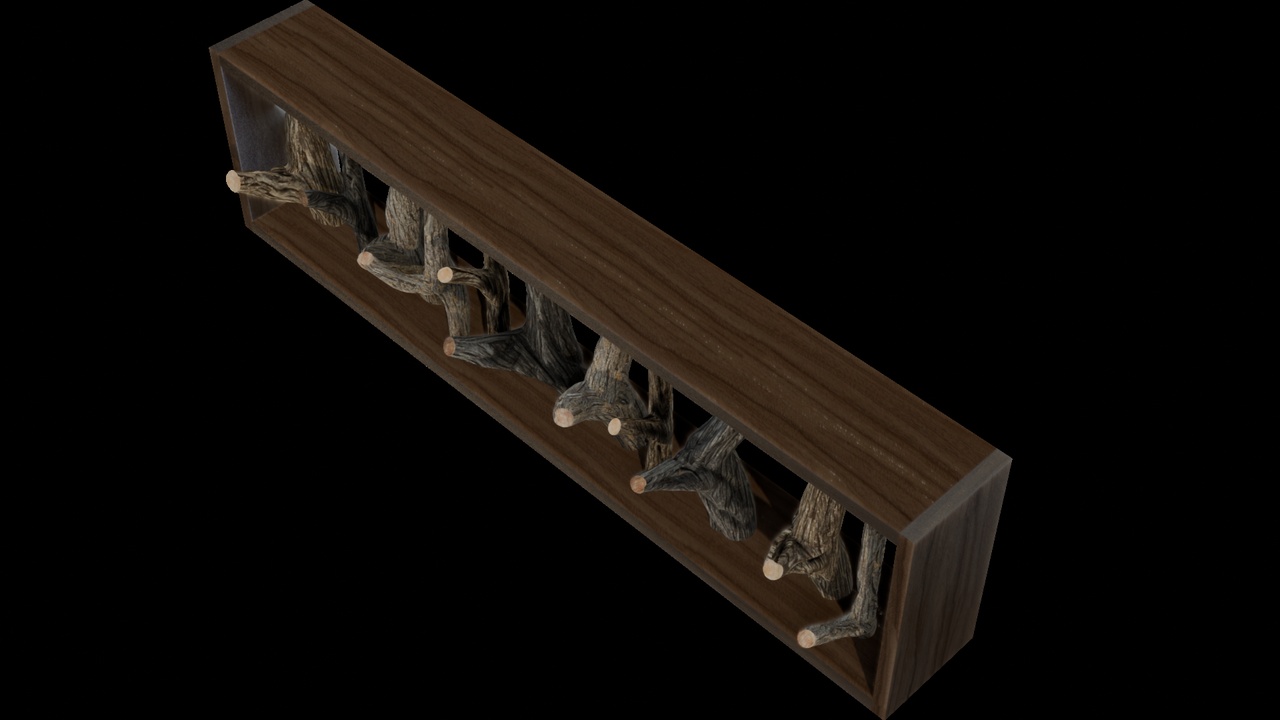 Rustic Wood Racks Design Rustic Wood Wall Rack with Branch Decor | Fab