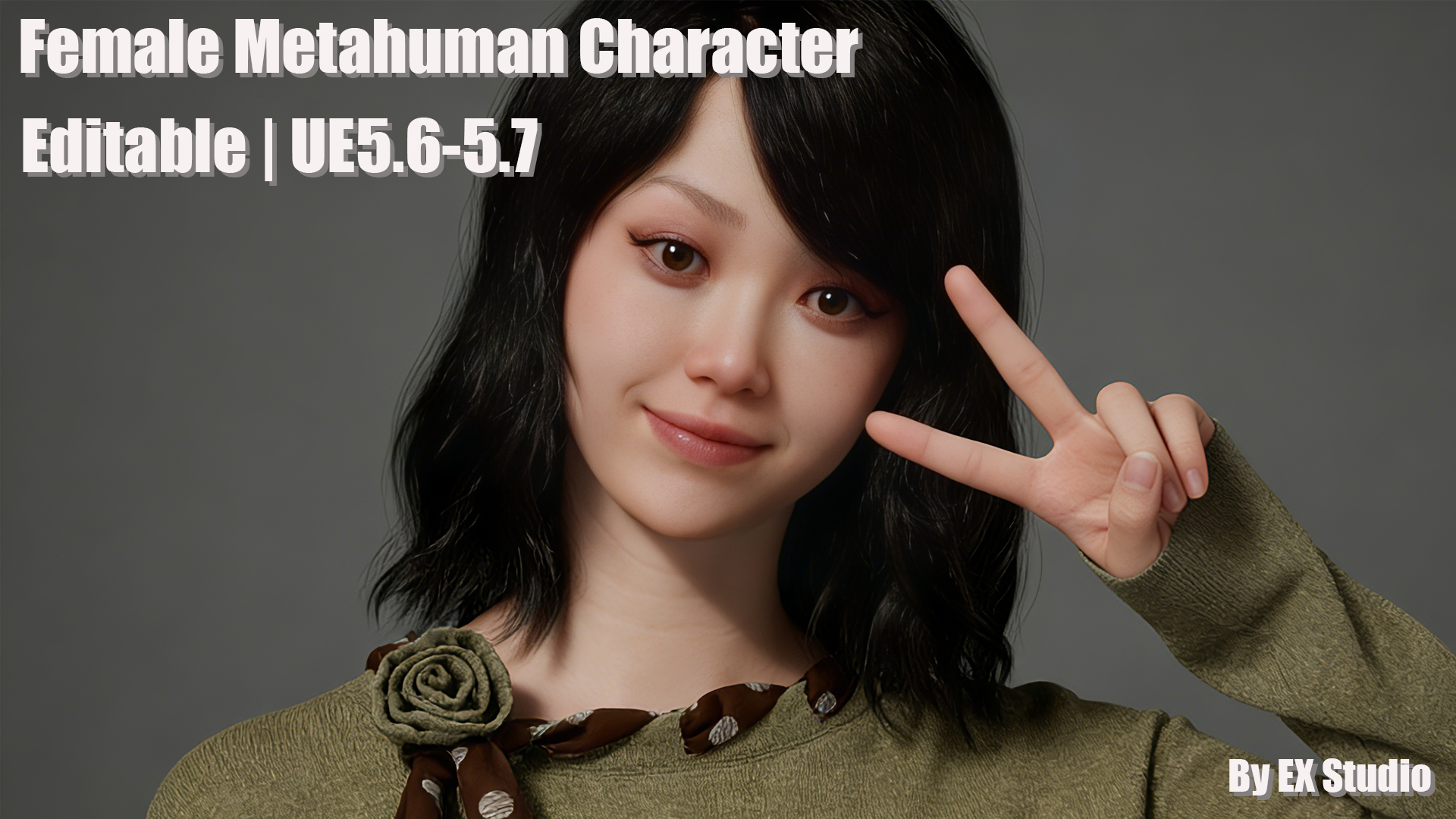 Female Metahuman Character | Editable | Metahuman | UE5.6-5.7 | MH_F_20 ...