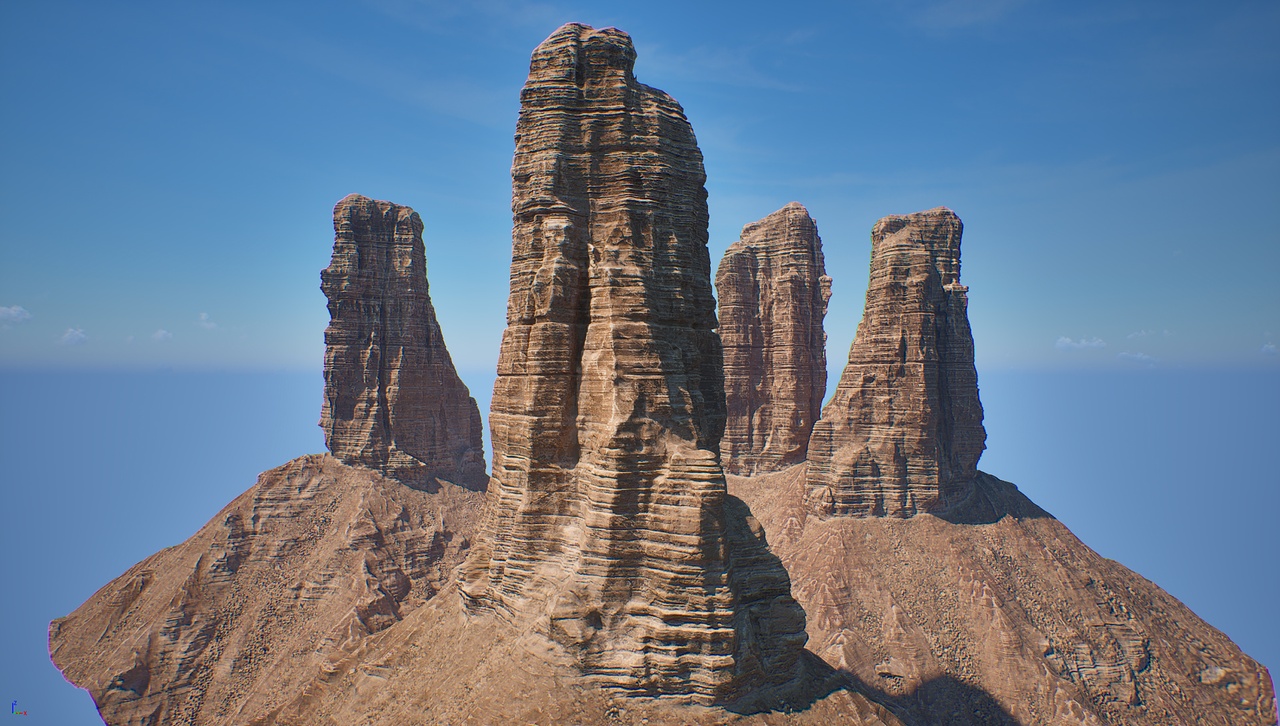 Media 1 for listing Monument Valley–Style Desert Rock Tower 01