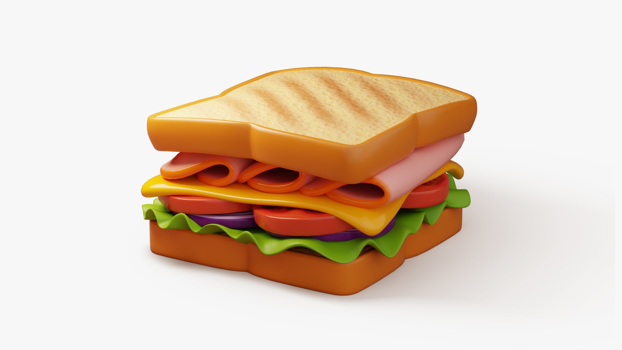 Media 1 for listing Toasted Ham Sandwich