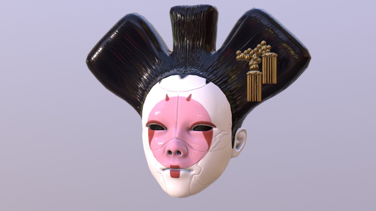 Media 1 for listing Geisha Android Mask
