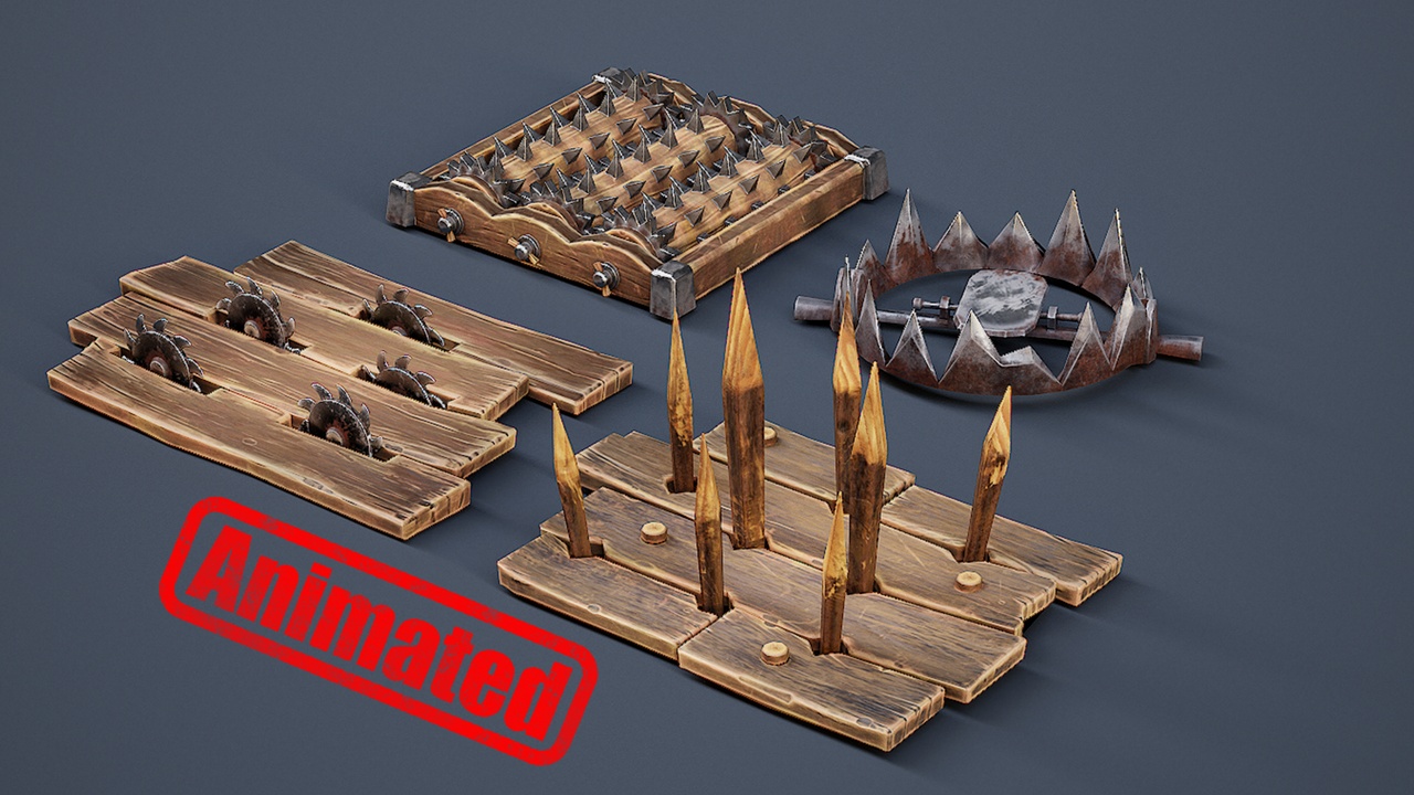 Media 1 for listing Realistic animated traps