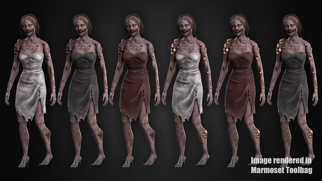 Media 1 for listing Infected Zombie Female