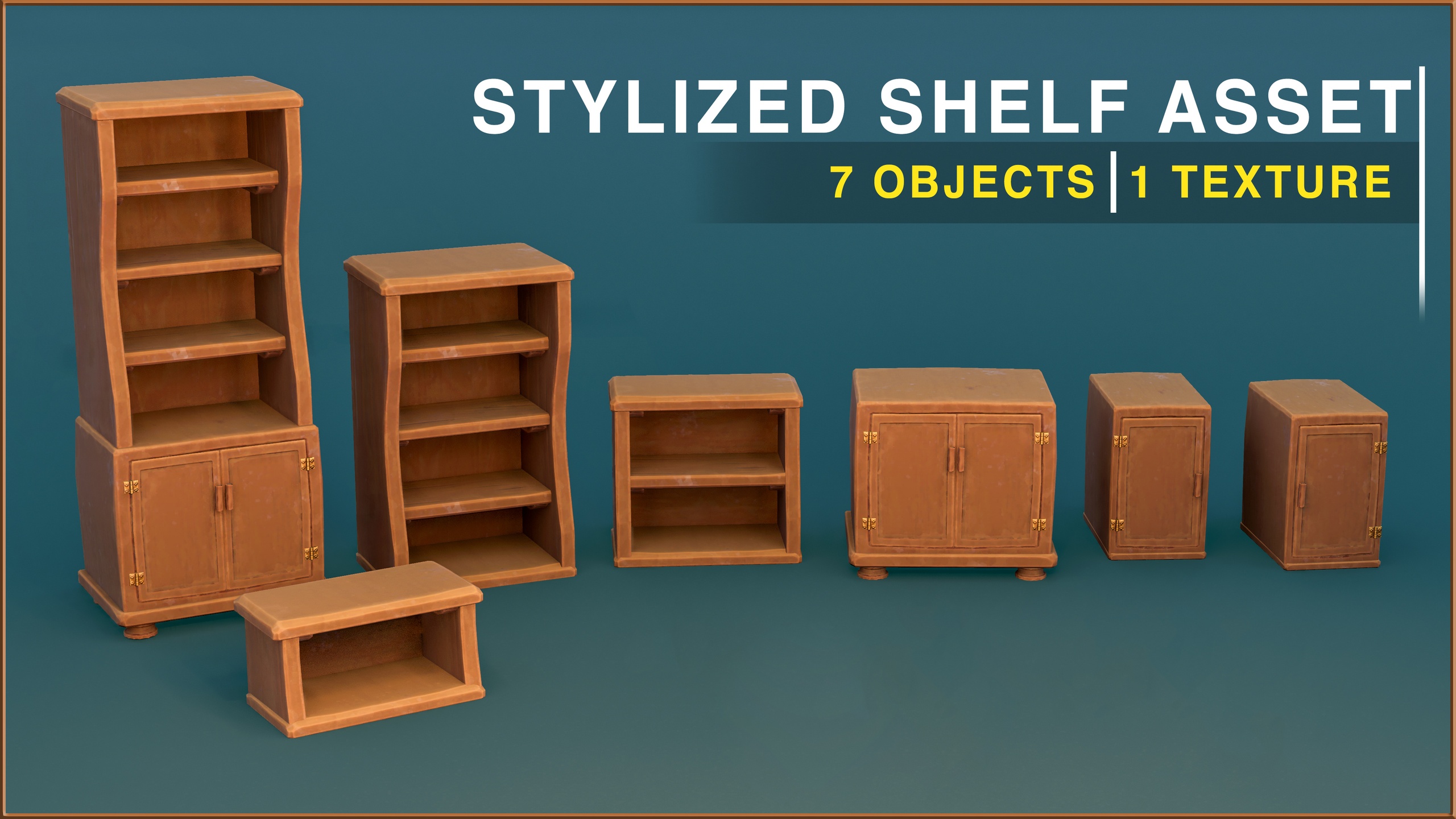 Media 1 for listing Stylized Shelf Asset