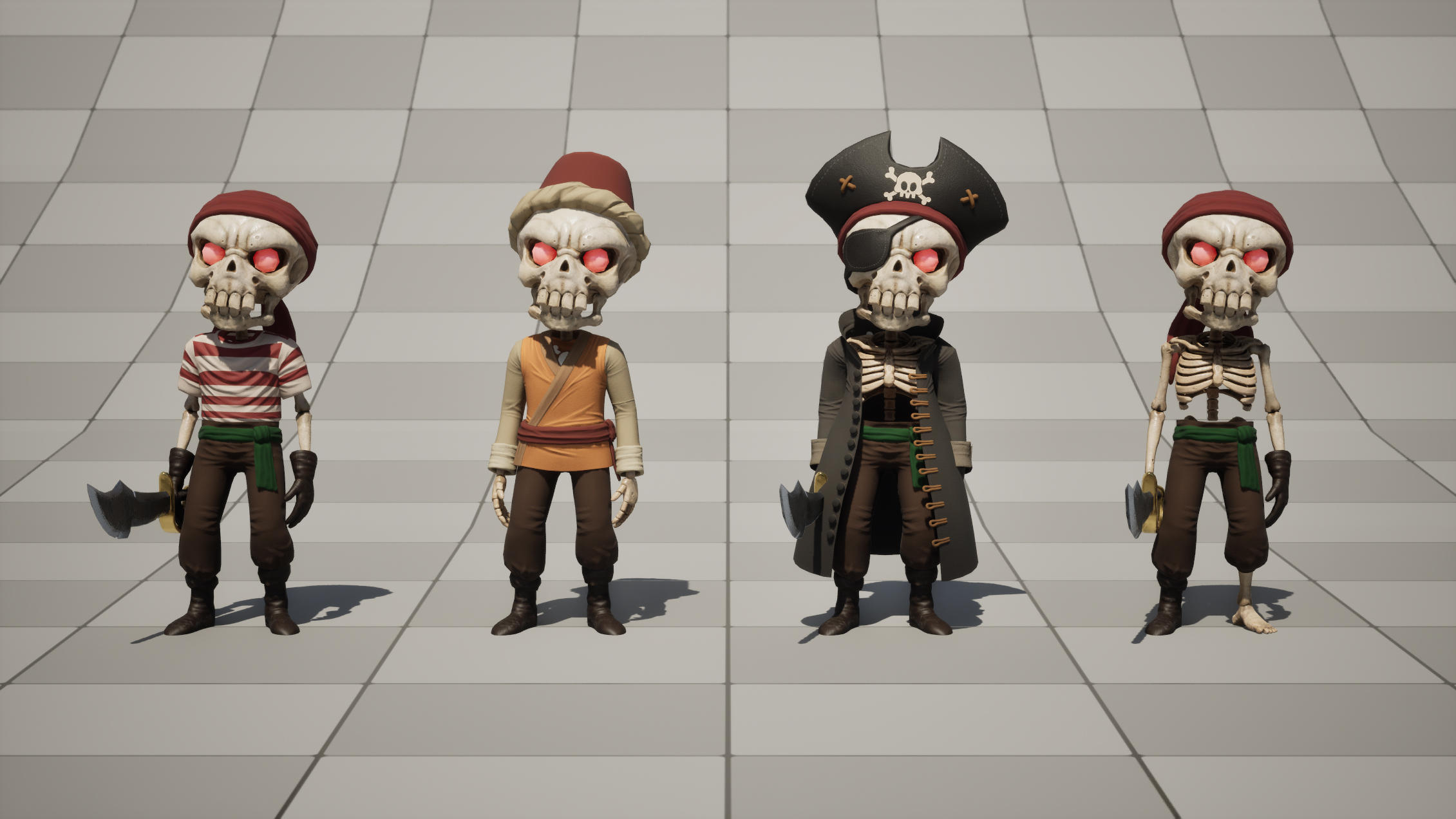Fab Rickson Mob Skeleton Mob : Pirate | Fab