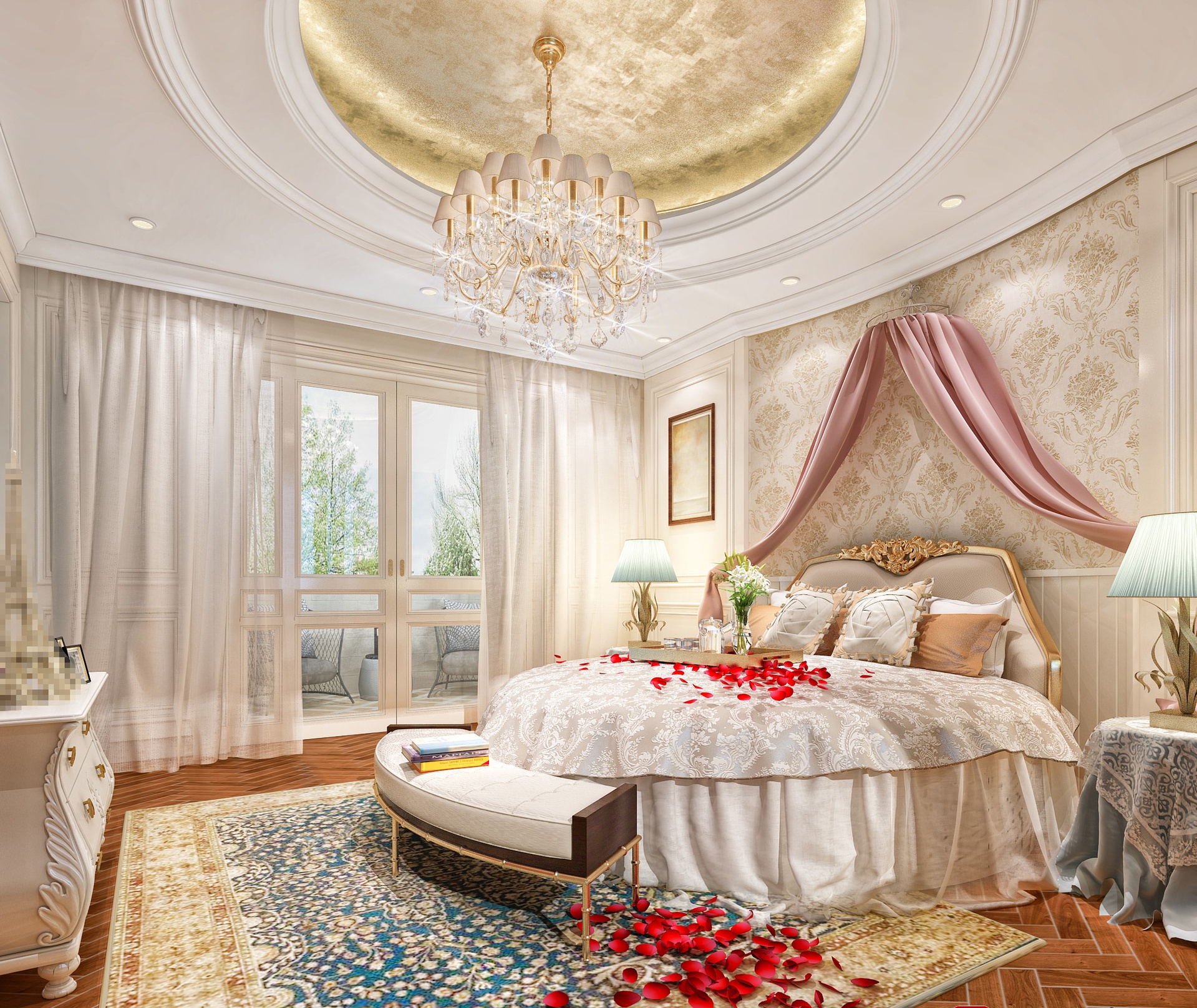 Media 1 for listing Luxury Villa | Romantic Bedroom Interior