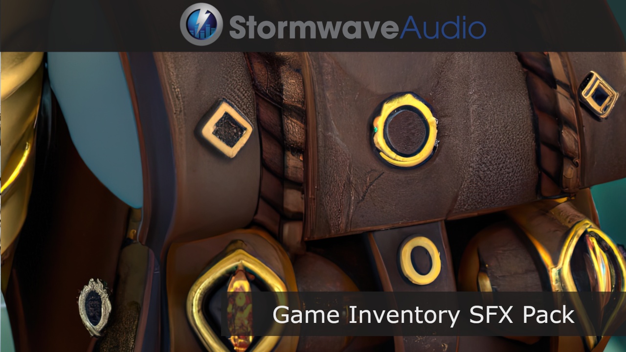Media 1 for listing Game Inventory Sound Effects Pack