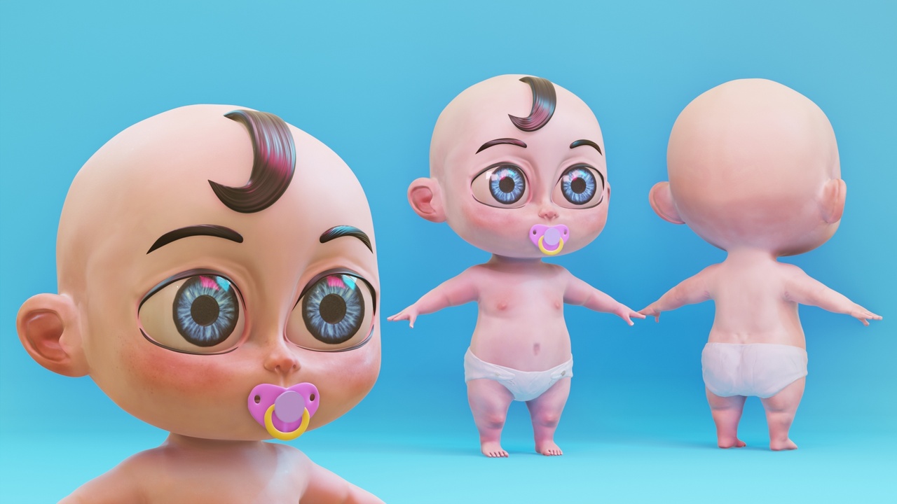 Media 1 for listing Stylised Baby Boy