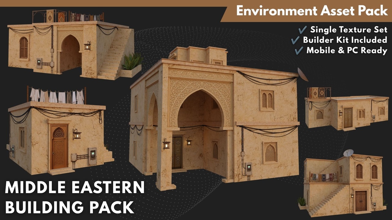 Media 1 for listing Middle Eastern Building Pack