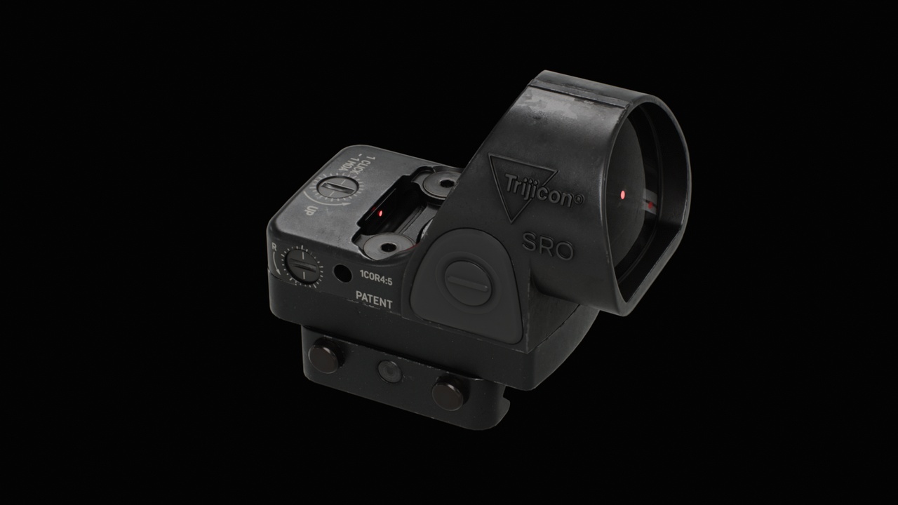 Media 1 for listing Trijicon SRO + 45 Degree Mount