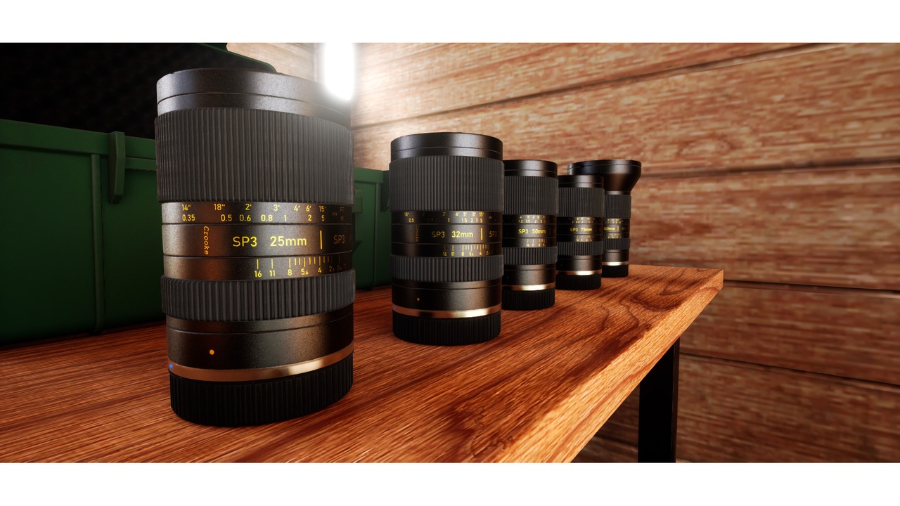 Media 1 for listing Realistic Cinema Lenses with "Substrate" Materials
