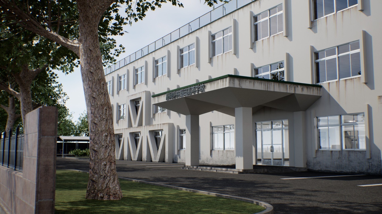 商品 Japanese School Building - Modular Environment 的媒体 1