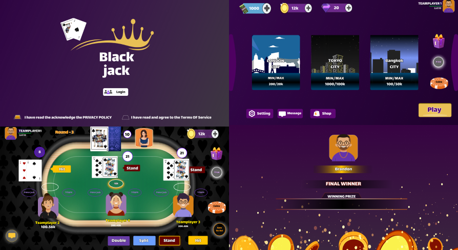 Blackjack UI Pack | Fab