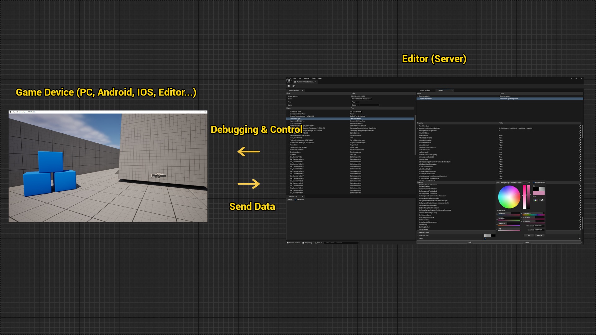 Media 1 for listing Runtime Details - Remote Inspect, Debug & Live Edit for Packaged Builds