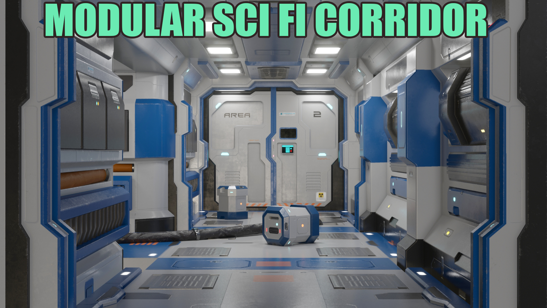Modular Sci-Fi Corridor 02 | Fab