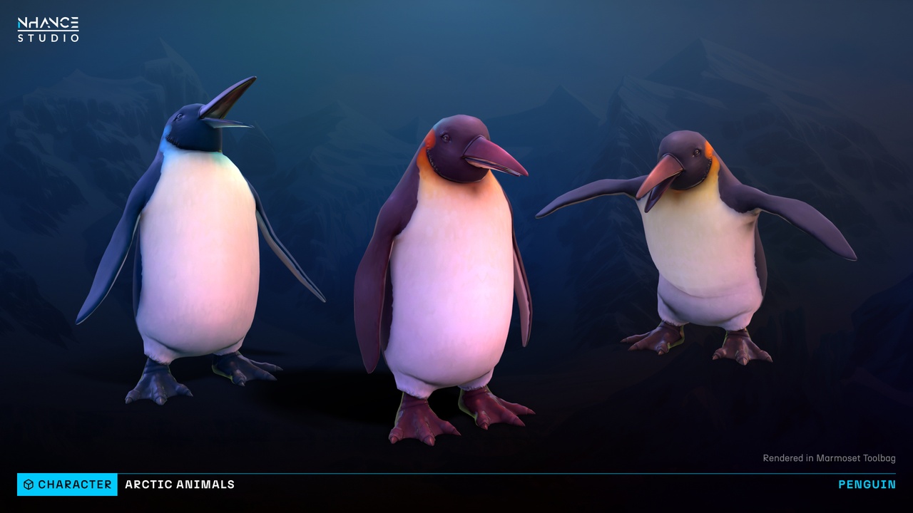 商品 Stylized Arctic Animals Pack 的媒体 1
