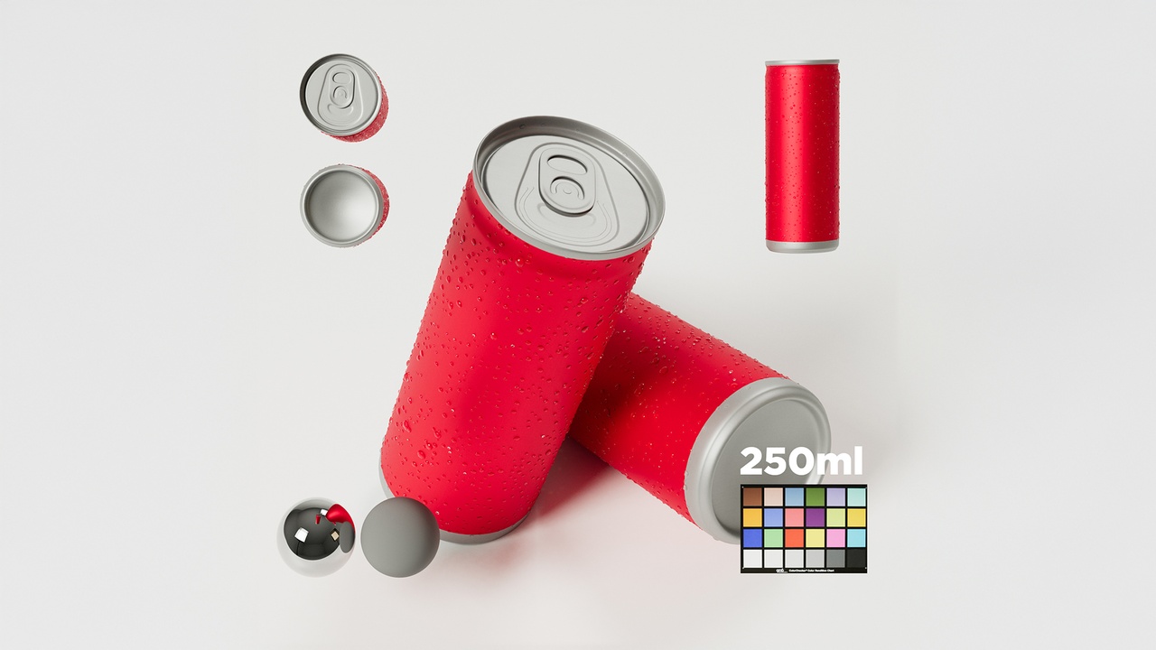 Soda Can - 250ml 제품 등록을 위한 미디어 1개