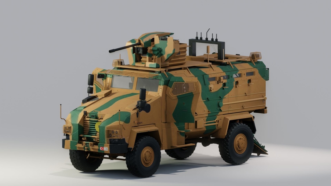 Media 1 for listing BMC kirpi MRAP - include inside - Fully Rigged