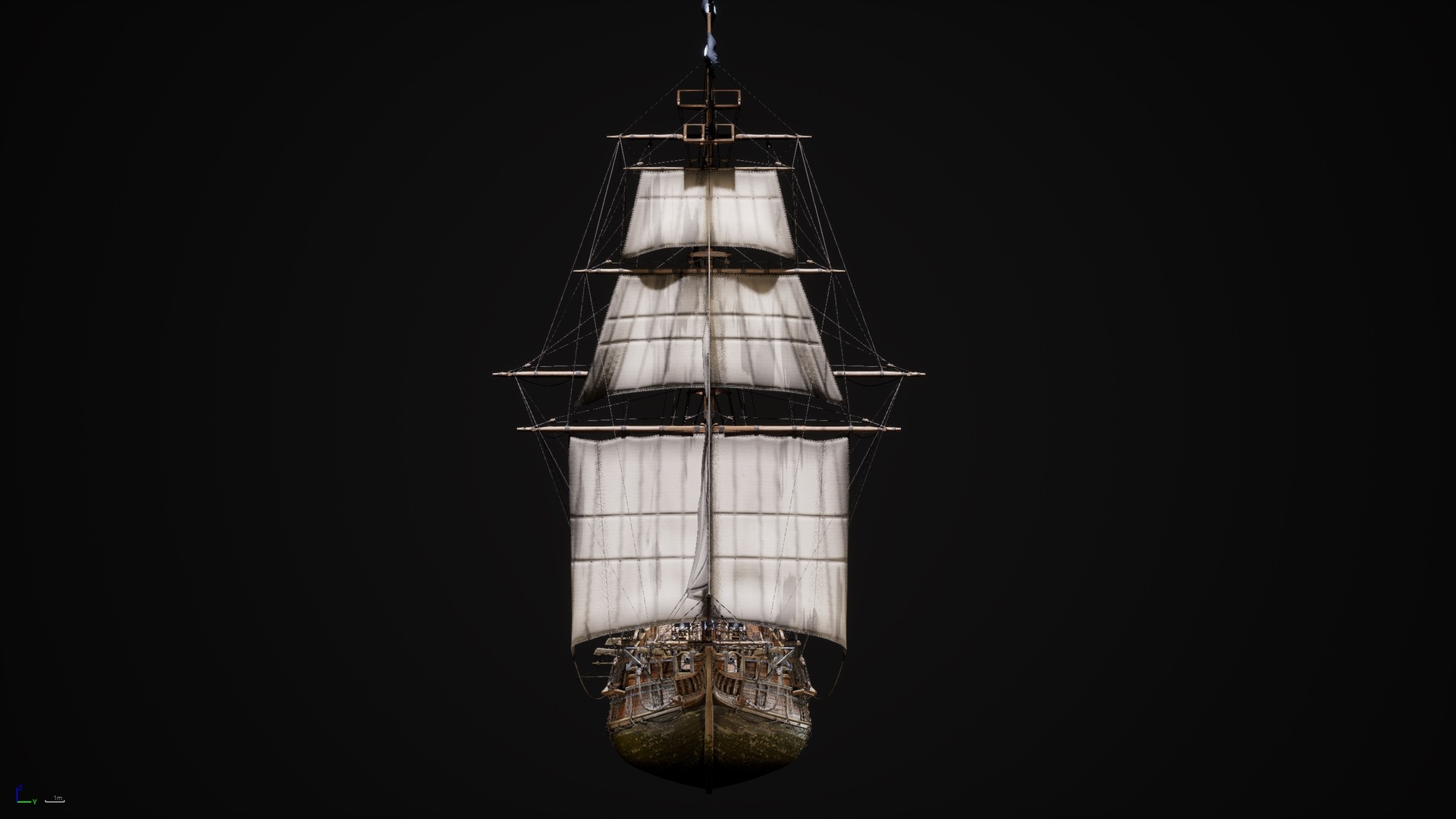 Media 1 for listing Brigantine Ship