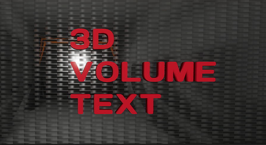 Volume Text Design 3D VOLUME TEXT | Fab