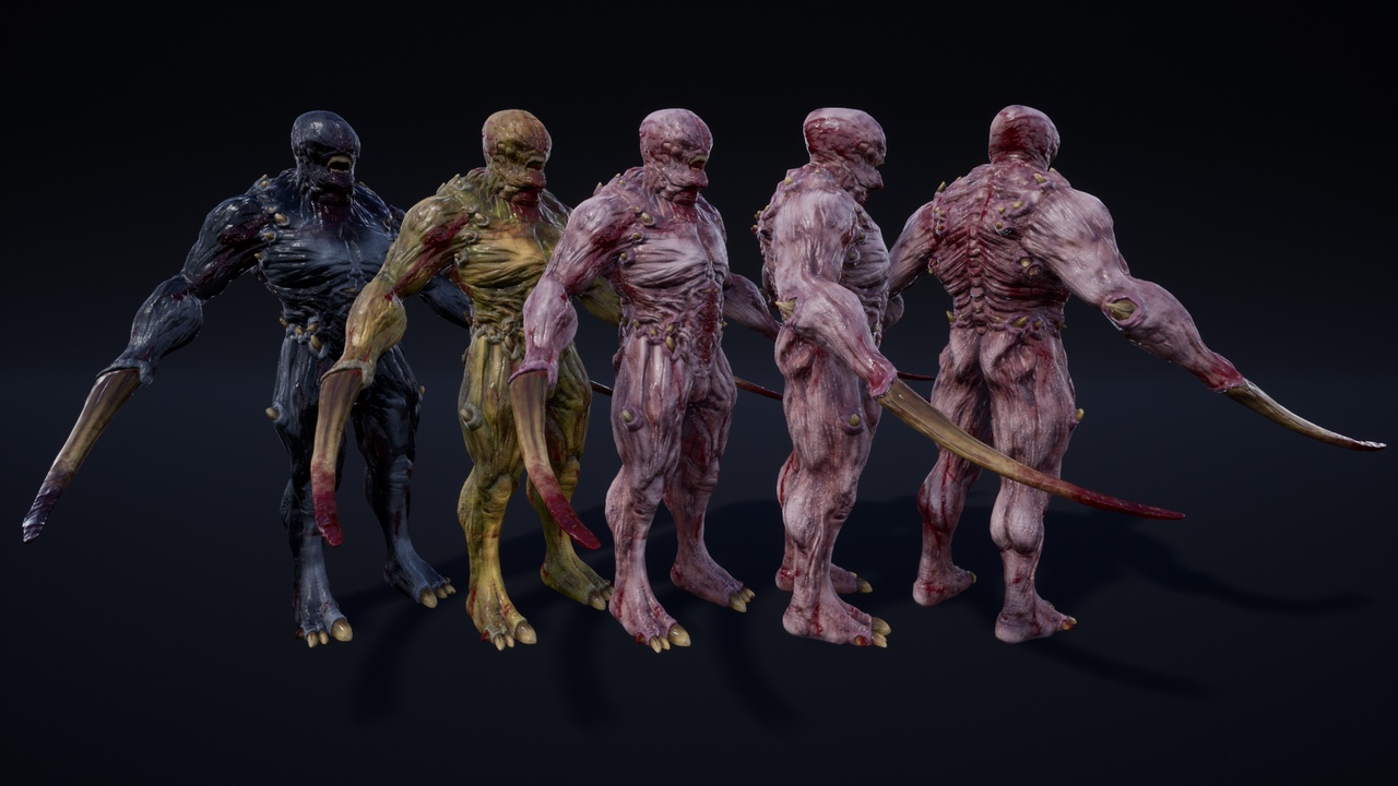 Media 1 for listing Sci-Fi Line With 3 Creatures