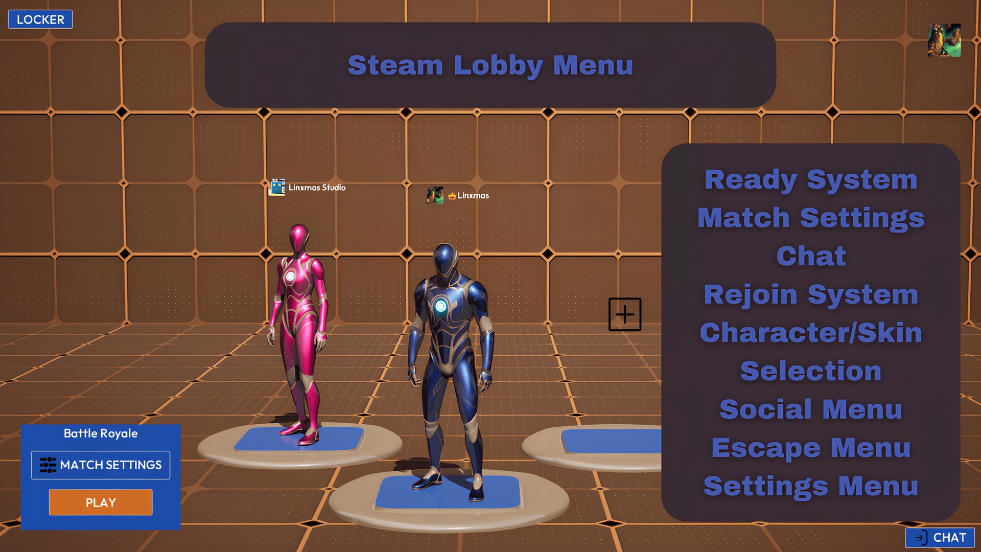 Steam Party Menu 제품  등록을 위한 미디어 1개