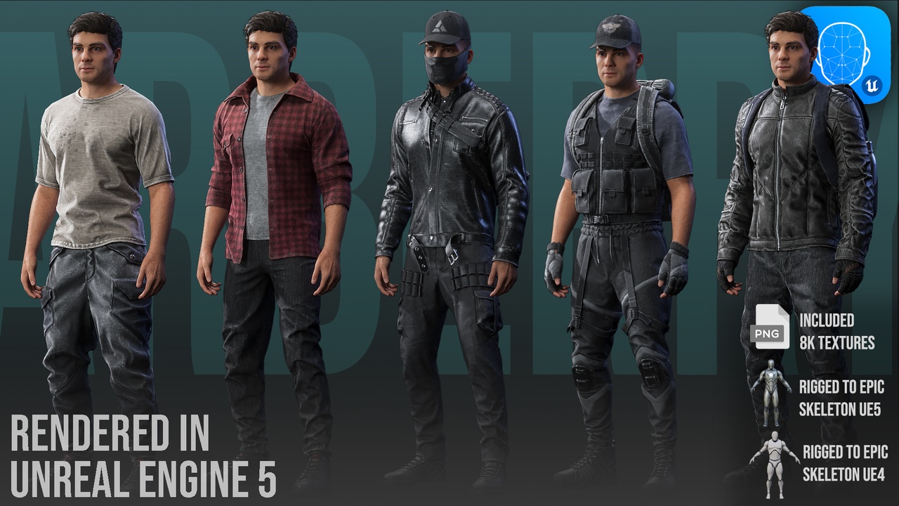Media 1 for listing Survival Characters PACK · Adventure · RPG · Survivor