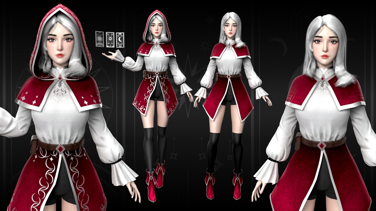 Media 1 for listing Tarot Girl