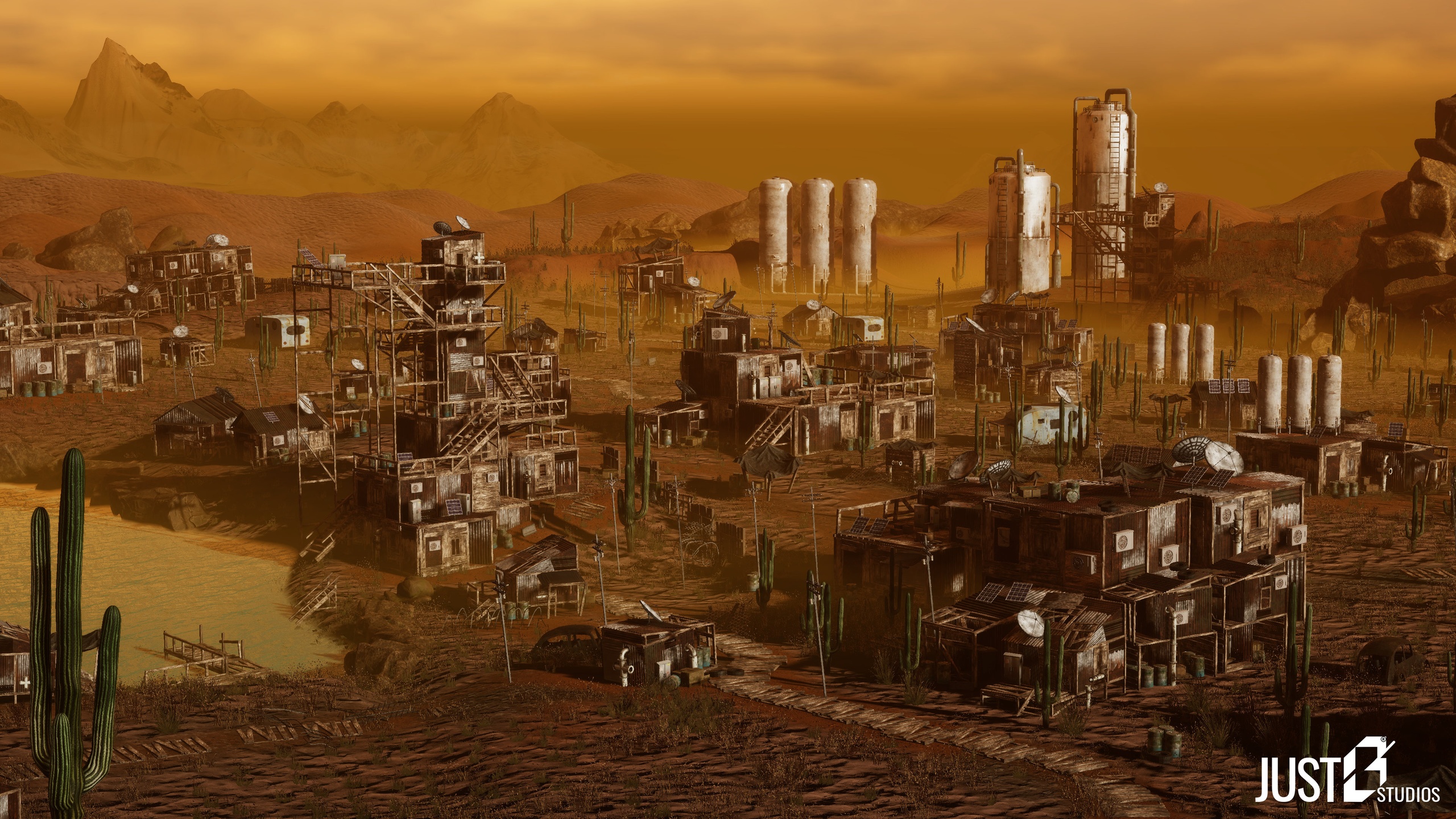 Media 1 for listing Modular Post Apocalyptic Desert Environment (Desert City,Village) / Unity Engine