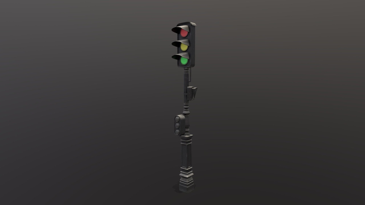 Media 1 for listing Retro Traffic Light