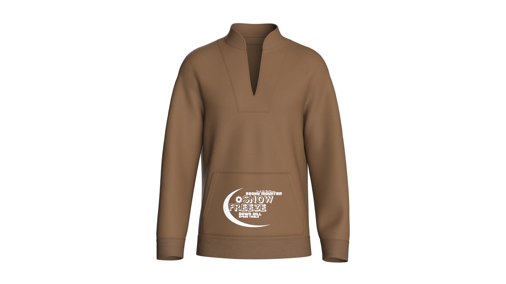Media 1 for listing Men Printed Kangaroo Pocket Sweatshirt | High Poly