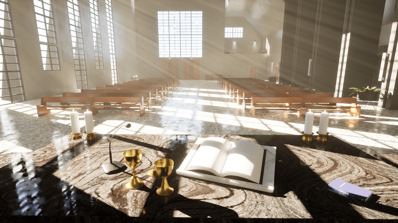 商品 Modern Modular Church Environment 的媒体 1