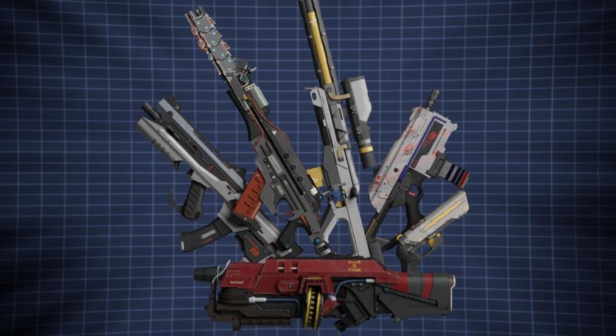 Sci Fi Weapon Vol.02 | Fab