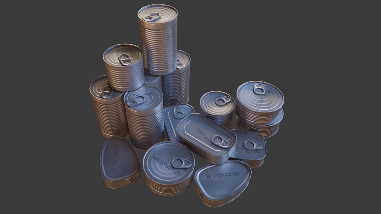 Media 1 for listing various types of cans (Factory new)