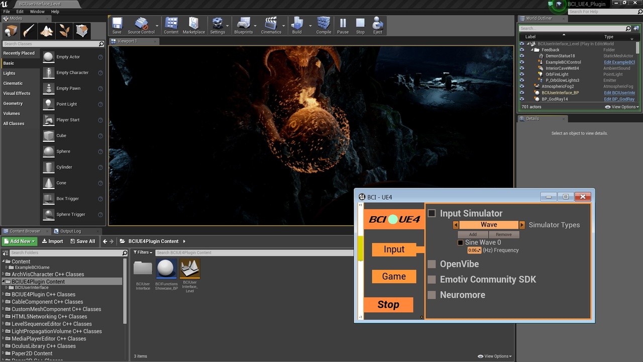 Media 1 for listing Brain Computer Interface Plugin