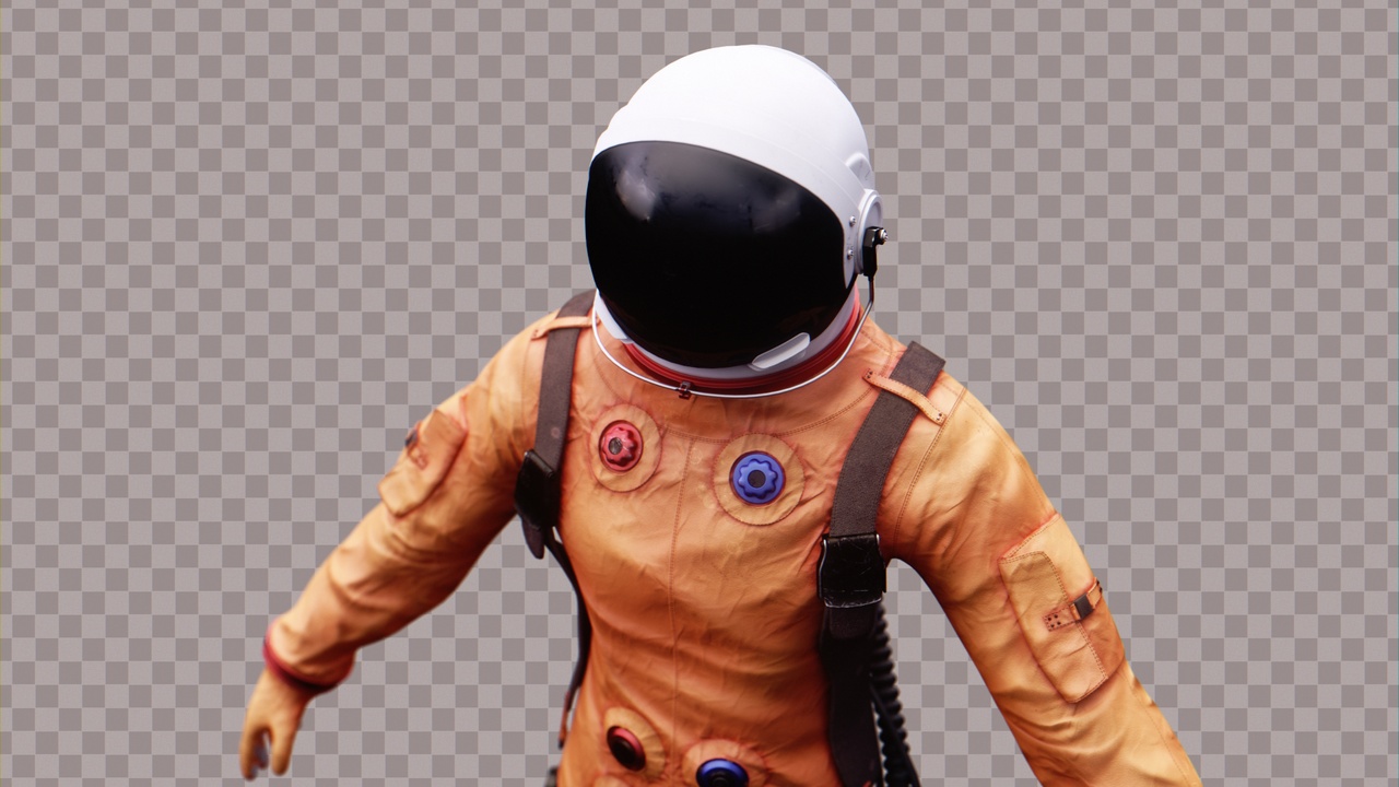 Media 1 for listing Astronaut Space Suit 3D Model