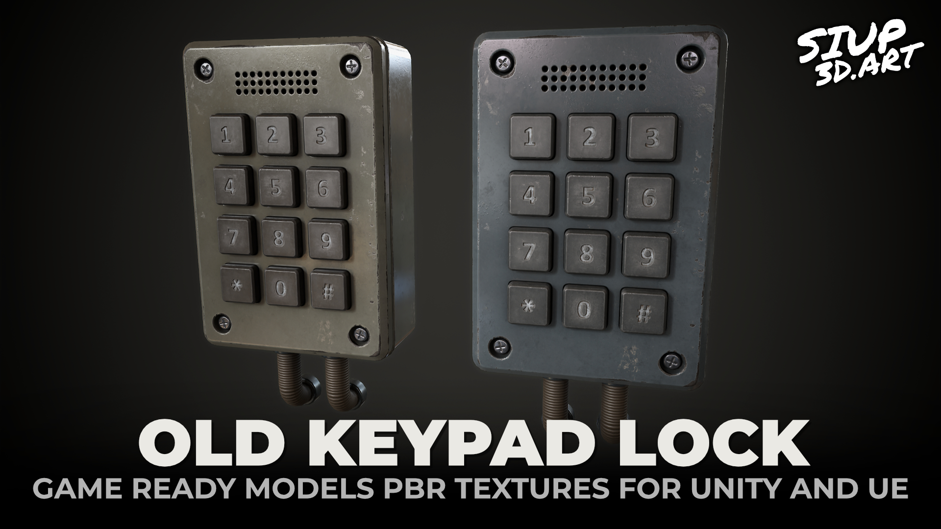 Old keypad lock | Fab