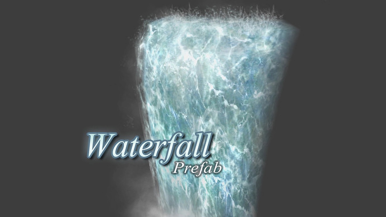 出品Unity Realistic Waterfall Prefabのメディア1