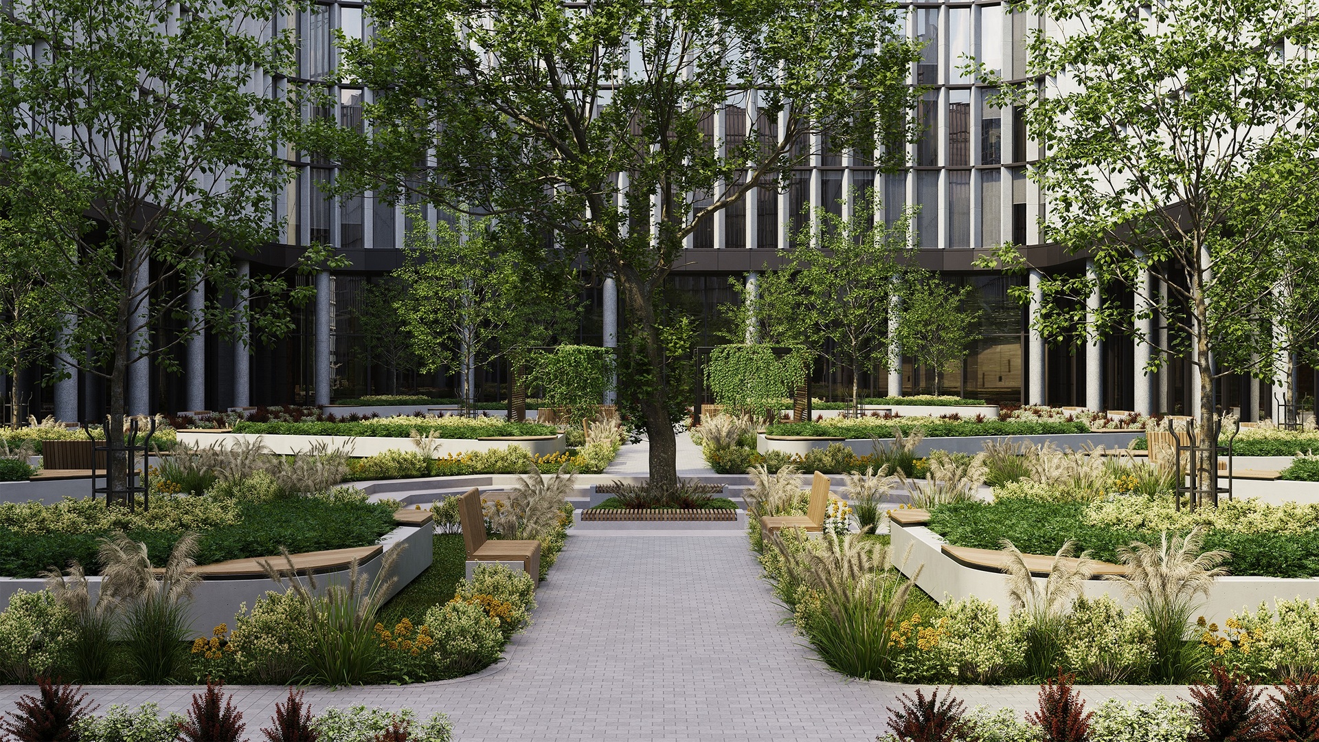 Media 1 for listing Office campus courtyard - Archexteriors vol 46