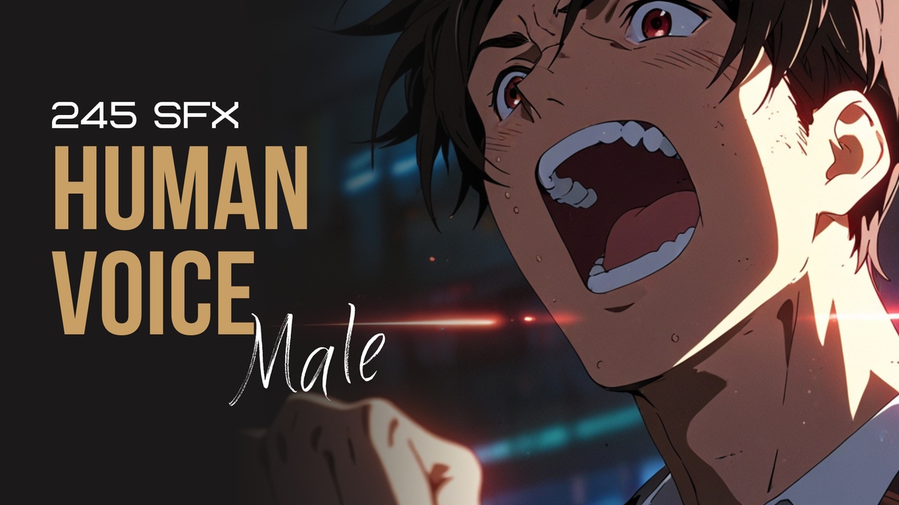 Media 1 for listing Male Human Voice Pack - SFX