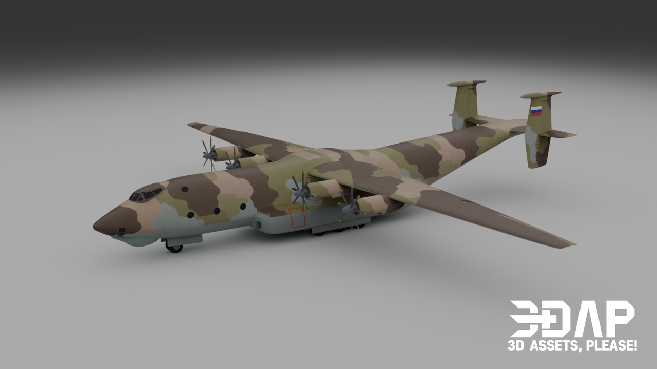Media 1 for listing Russian Transport Aircraft Antonov An-22 "Antei"