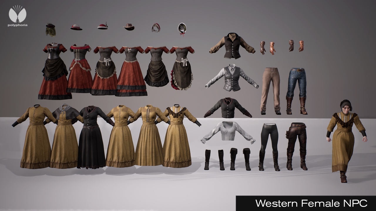 Media 1 for listing Western Female NPC
