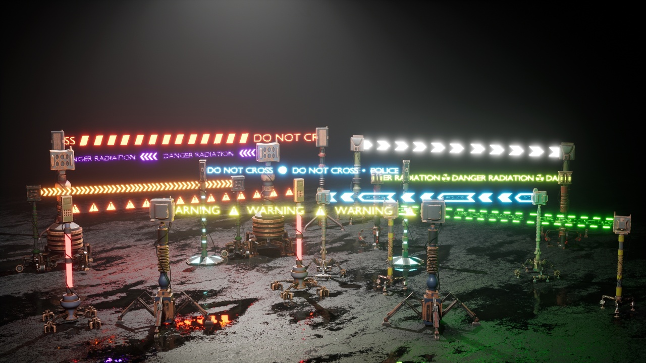 Media 1 for listing Sci-fi Holographic Fences