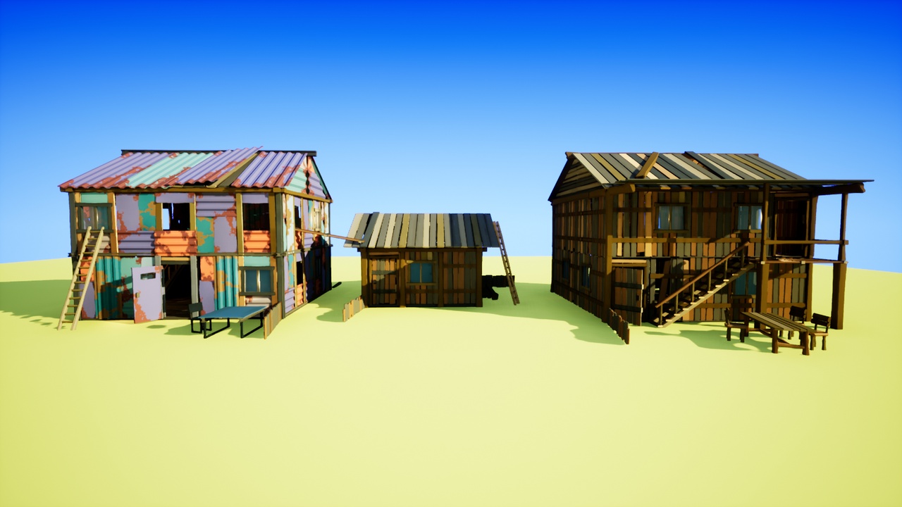 Media 1 for listing Modular Low Poly House