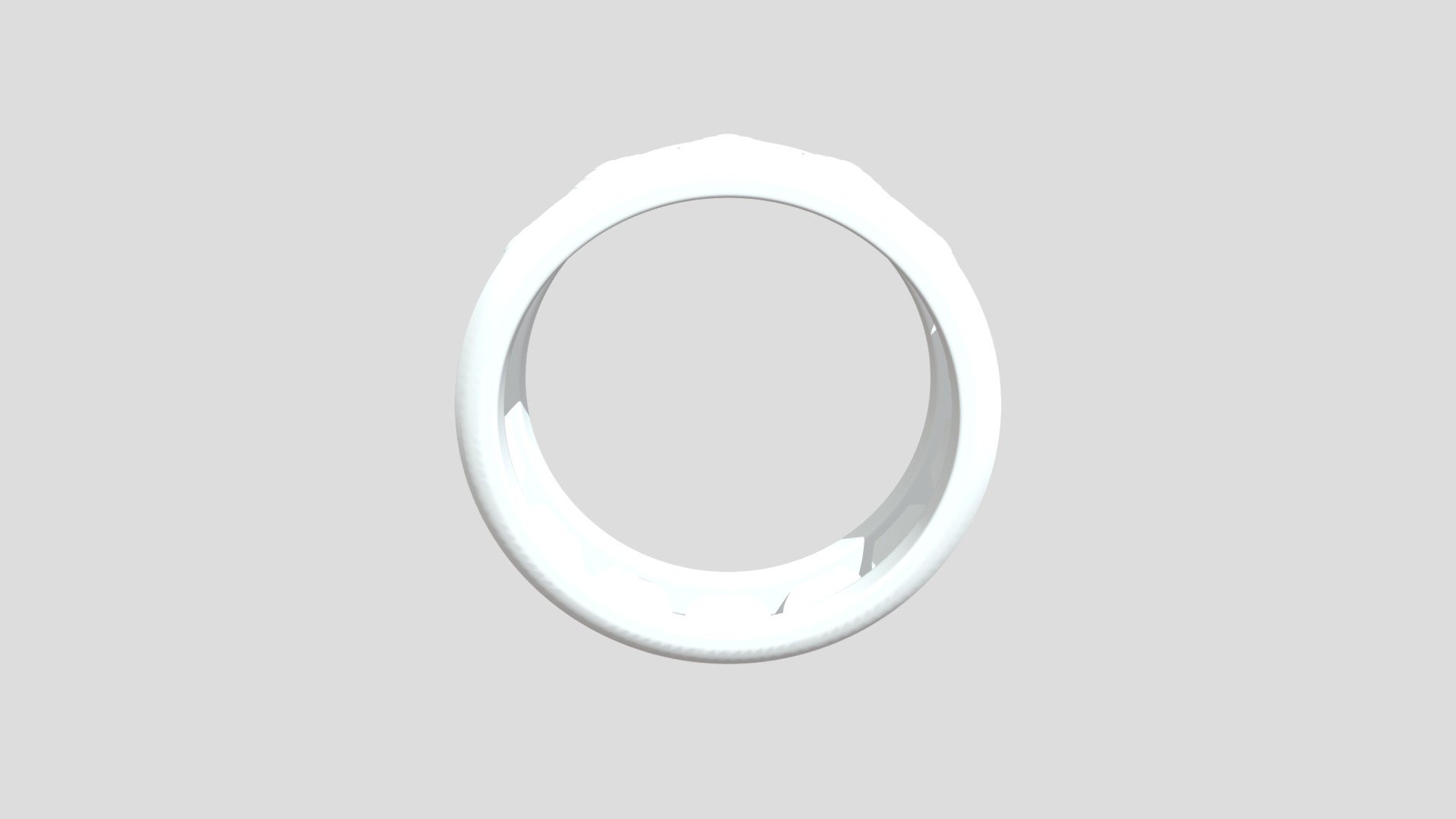 Classically Inspired Circle Ring | Fab