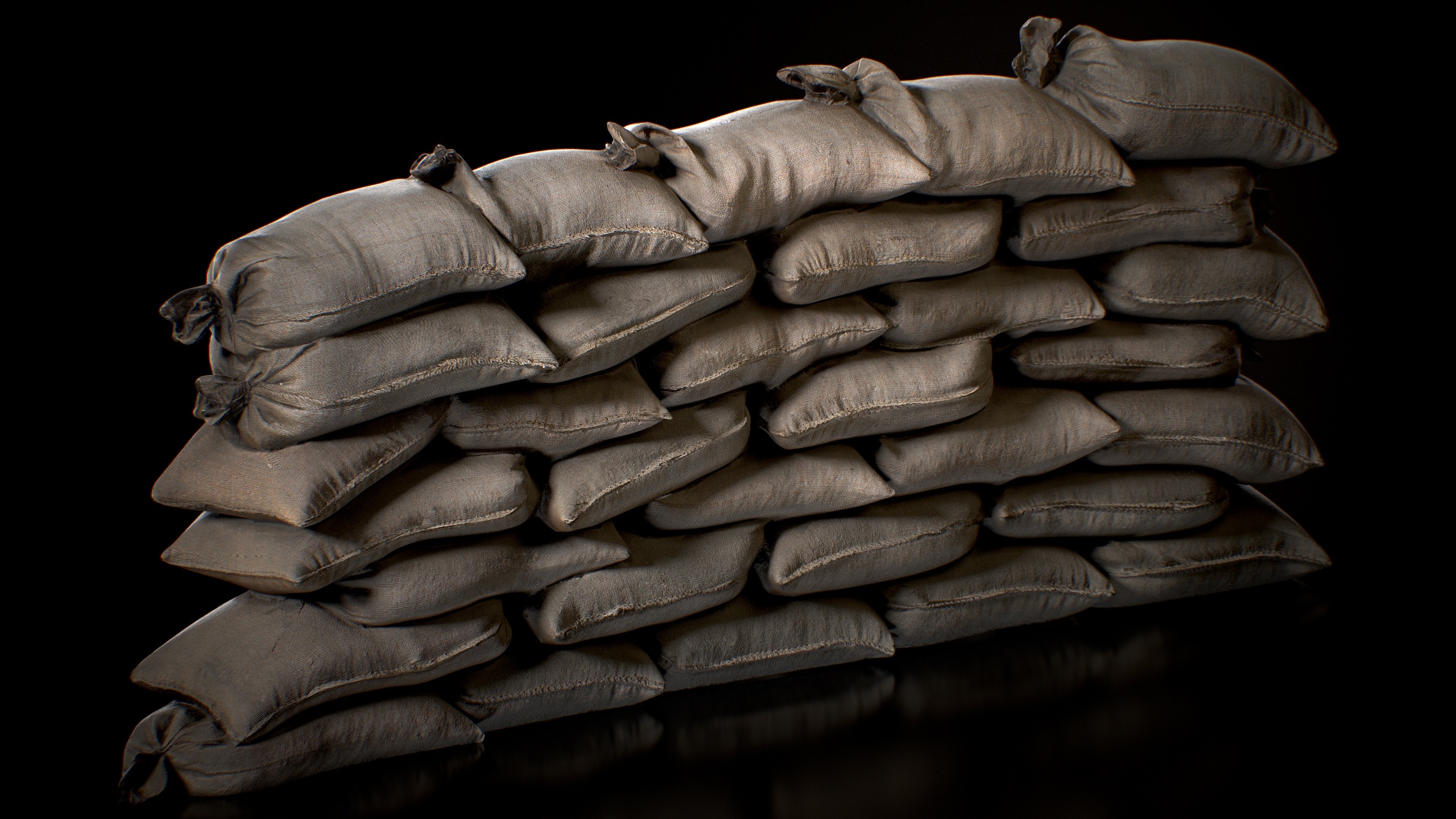 Media 1 for listing AAA Quality Military Sandbag Walls