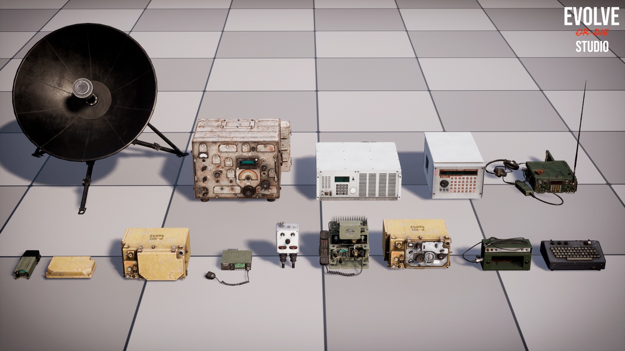 商品 Military Radiostations Props Pack 的媒体 1