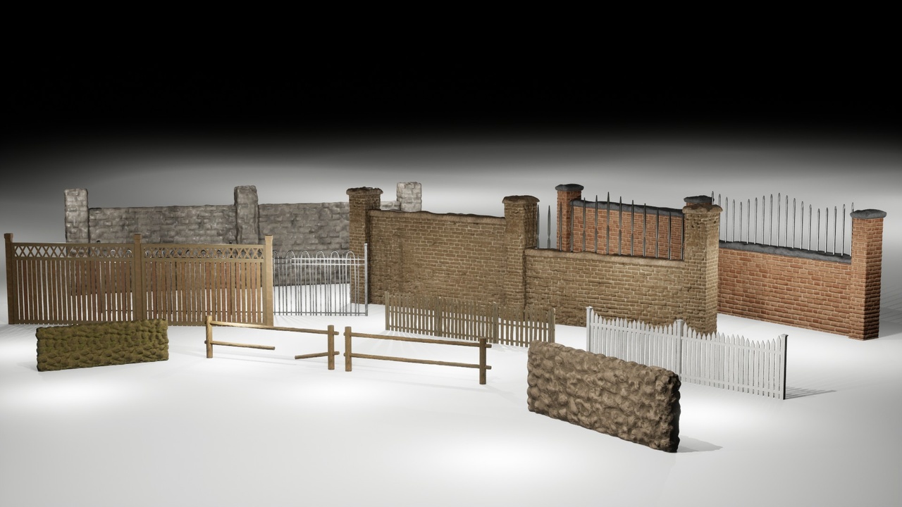 Media 1 for listing Realistic Fences Pack 3