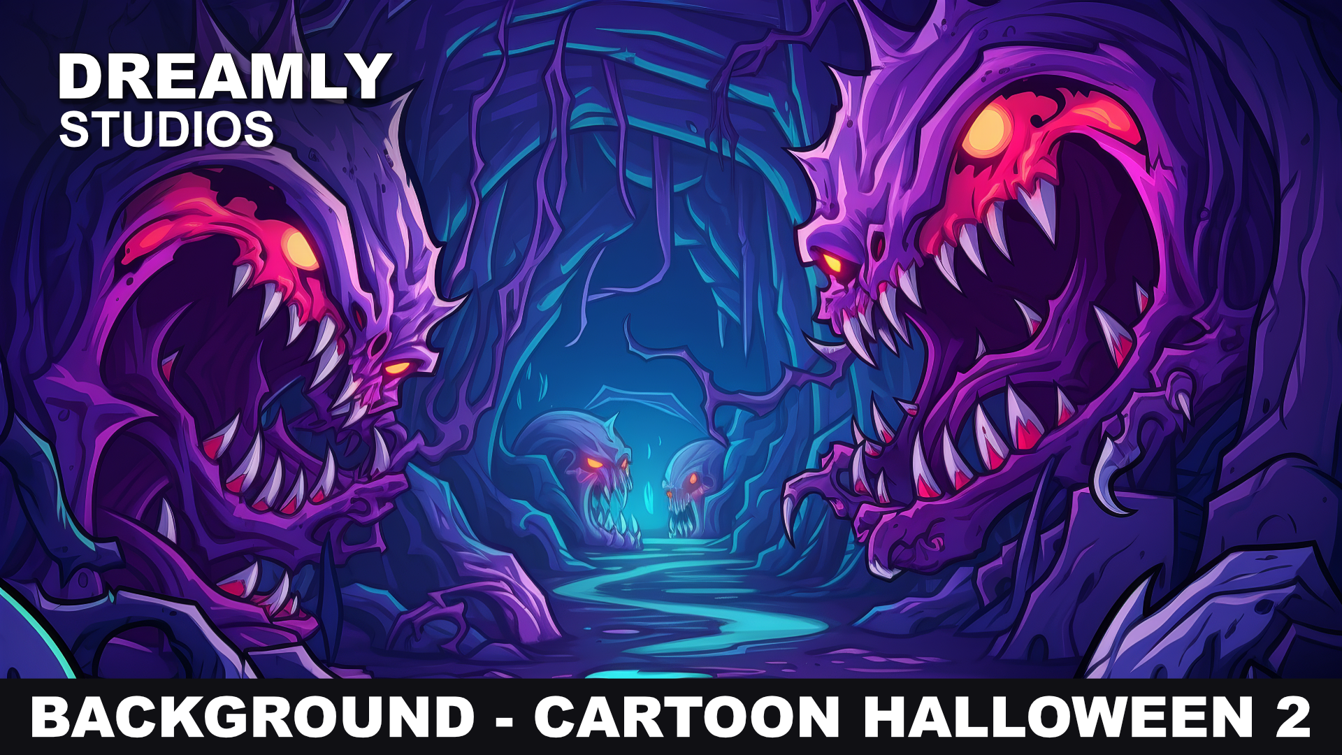 BACKGROUND - Cartoon Halloween 2 | Fab