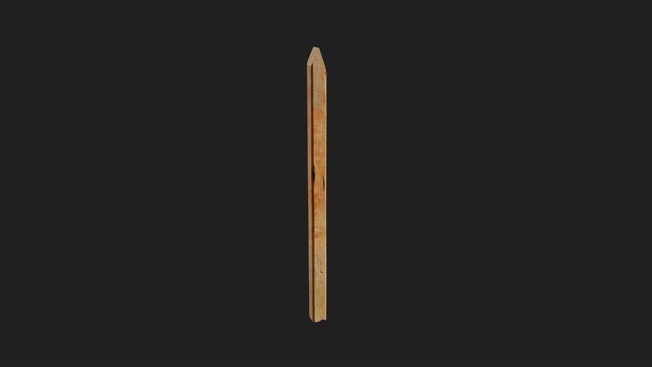 Media 1 for listing Urban Miscellaneous Stake Plain Wood Weathered 03